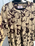 Cocoa bloom abaya
